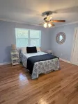 3 bdrm home with private dock located on Lagoon close to beach and downtown