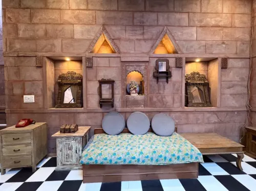 Geel Heritage - A Restored Haveli - Mountain view