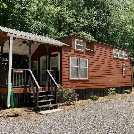 Tiny Home only 1 mile to Vogel State Park!  Wandering Wood at the Reece Farm Vlg