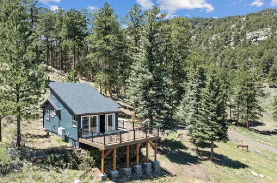 Updated Cabin Getaway Backs to Rocky Mountain Park, Beautiful Views! Adults Only