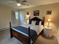 Watch beautiful Bimini Lake sunrises from our newly remodeled lakefront chalet.