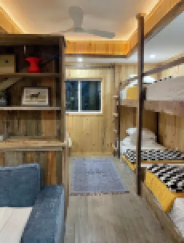 Family style cabin with pond and orchard near the Buffalo National River