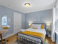 Charming Pet-Friendly 3-BR Home, Backyard, Firepit, A/C, Centrally Located