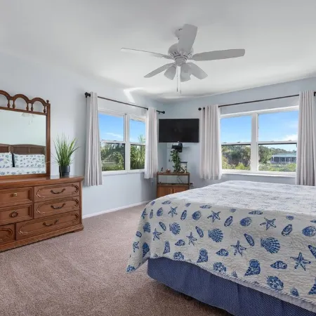 Stunning Views of the Beach & Bay - Spacious updated One BR condo w private deck