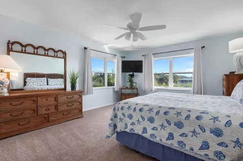 Stunning Views of the Beach & Bay - Spacious updated One BR condo w private deck