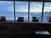 Atlantic City’s spectacular beachfront direct ocean view from the 27th floor.