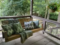 Riverside Retreat located on the Nottely River in the North Georgia Mountains.