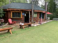 Cozy cabin gas fire place  heated floors perfect for snowmobiling  on trail 51