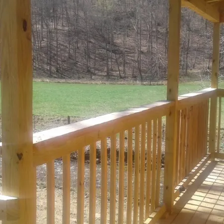 Quaint, secluded cabin with the feel of home. Sleeps 4 with home-like amenities.