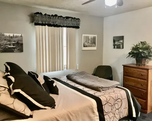 The Gray Escape Steps away from Lake Margrethe Hotels in Grayling Township