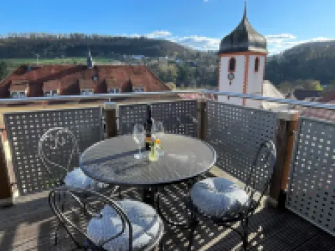 Sonniges Apartment am Alten Binauer Schloss -malerischer Ausblick auf den Neckar Hotels in Binau