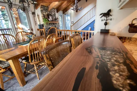 Sit on Your Deck in an Alpine Forest & Next to Mountain Stream