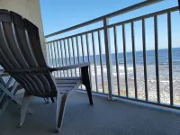 At the Pelican - you can't get closer to the beach than this!