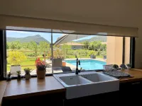 Villa Sud Ardèche Les Vans Haut Standing south facing, private pool, garden with trees