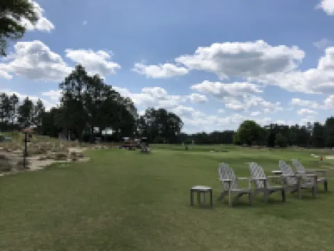 Contemporary Scandinavian styled home on the 7th hole of Pinehurst #1