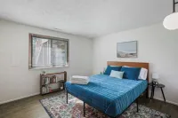 Central Location+ 2 living spaces+ covered patio!