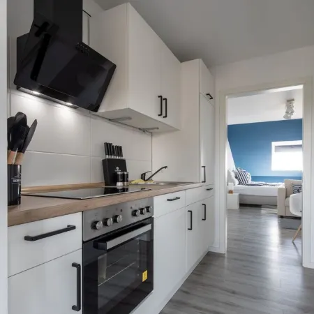 Apartment Koje in Schillg, walking distance to the beach, WLAN, parking, Sky