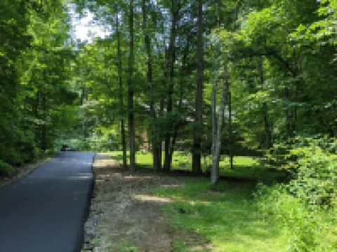 Lovie's Hillside Lodge nestled into 5 wooded acres 格林酒店