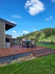 A beautiful mountain lake setting located in the 'Heart of the Black Hills'