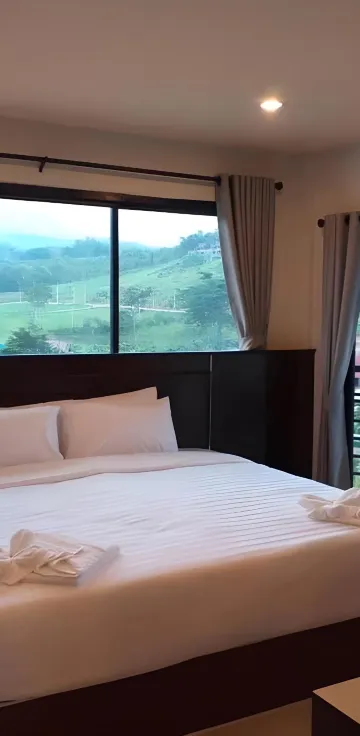 ห้องคิงพร้อมวิวภูเขา