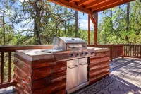 Spacious Deck and Game Room - Charming Mountain Hideaway