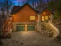 Charming Log Cabin with Game Room and Hot Tub - Inviting Mountain Retreat