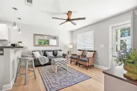 Just North of Downtown Fenced Yard BBQ Patio