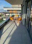 Lake view apartment, terraces, 2 bedrooms, open kitchen