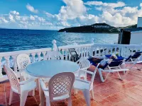 Oceanfront 2 Bedroom Villa in Guana Bay Sint Maarten; Ocnfrt Deck Hotels in Guana Bay