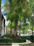 Cozy vacation home away from home. Enjoy the pool from your door step.
