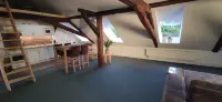 Large loft apartment, private entrance, e-charging station and free parking space