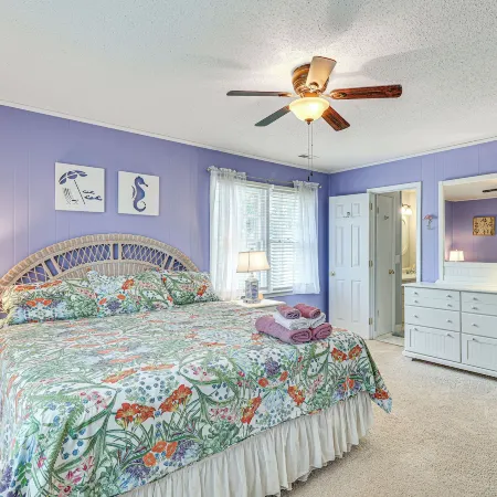 'Reel Blessed' Topsail Beach Home w/ Private Dock!