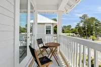 Walk to Inlet Beach Family Retreat w/ Bikes, Patio + Pet Friendly