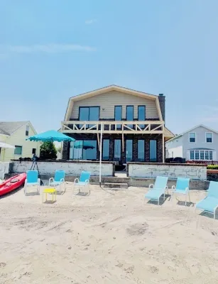 Beach Brick House on Lake Ontario sandy beach front