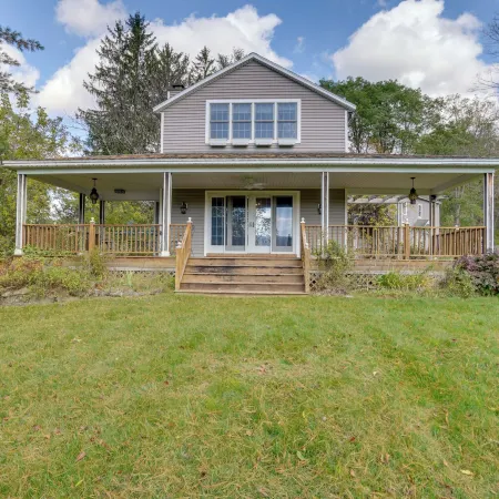 Historic New Lebanon Hideaway on 33 Private Acres!