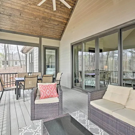 Lake Keowee Home with Balcony and Boat Dock!