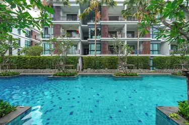 รูปภาพของอพาร์ตเมนต์ที่เป็นระเบียบใน โครงการเดอะ ไทเทิล 50 เมตรถึงชายหาด ซี155