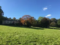 The Old Byre at Llandetty Hall Farm Brecon Beacons Historic Barn Farm Stay
