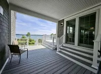 Enjoy coffee & sunrise on the fabulous waterfront porch at a Harpswell retreat!
