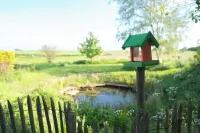 Das Pustehus in Grödersby, Weitblick Über Wiese und Feld zur Schlei Hotels in Grödersby