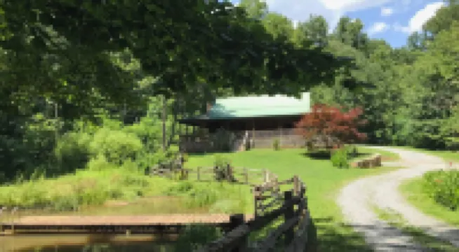 Charming Blue Ridge Cabin Private Pond and Waterfall Deer Haven by AvantStay