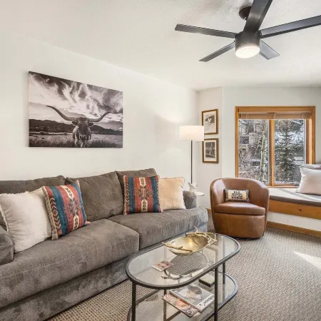 Riverfront, Blocks to Ski - Mtn Views, Hot Tub at Viking Lodge 217 Condo