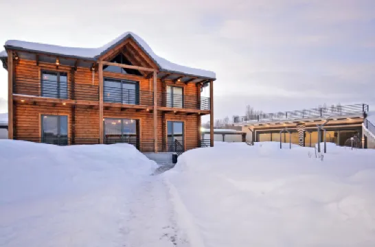 Wooden Villa with Pool and Sauna Hotels in 