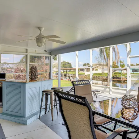 Waterfront Lake Placid Escape w/ Dock & Lanai
