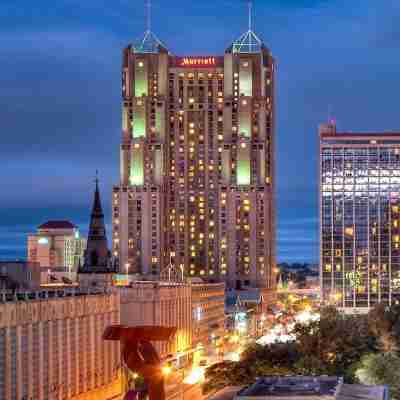 San Antonio Marriott Rivercenter on the River Walk Hotel Exterior