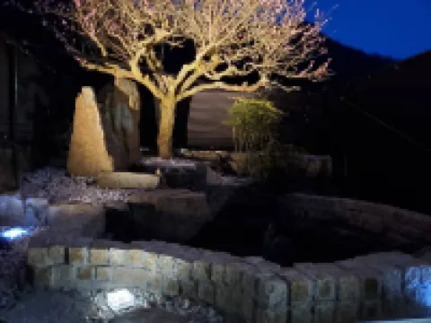 Natural Open-Air Hot Spring Chizu 鹽之江町附近的飯店