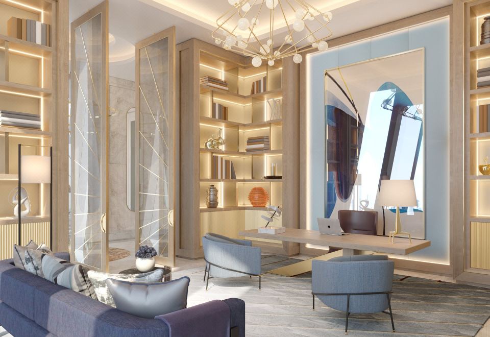 만다린 오리엔탈 다운타운의 실내 디자인 예상 이미지