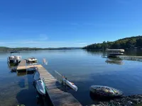 Totally remodeled year round LAKEFRONT home with stunning views of Lake Bomoseen