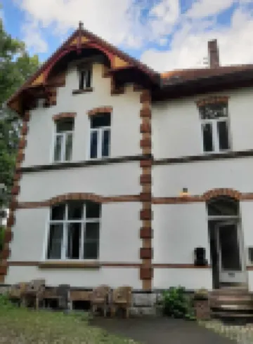 Freshly renovated former railroad station, detached and special