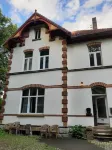 Freshly renovated former railroad station, detached and special